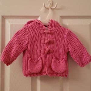 Girls 0 - 3 months pink coat